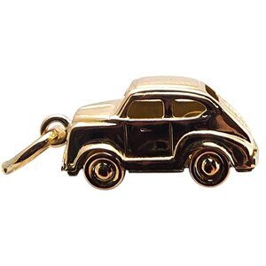 18 Karat Yellow Gold Articulating Vintage Car Charm #23687